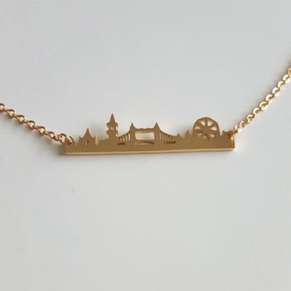 Icecreamsoda19 Jewelry - London City Skyline Necklace